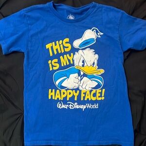 Kids Walt Disney World Donald Duck Blue T-shirt from Disney world size Small